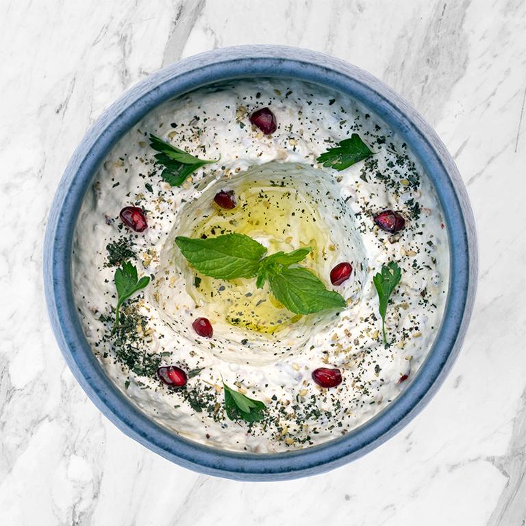 Labneh with Eggplant