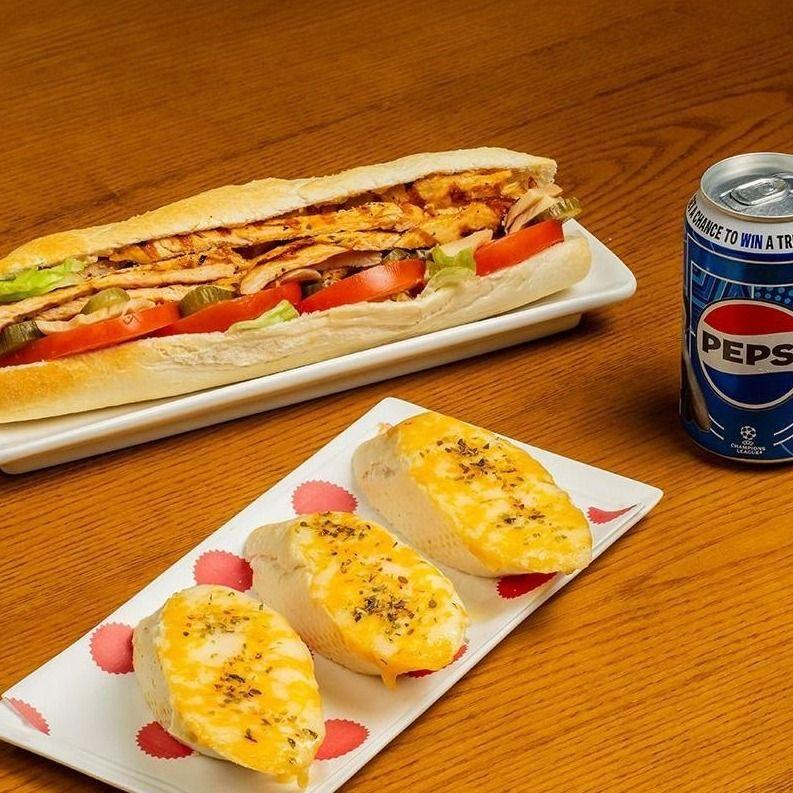 Chicken Sub Combo For One